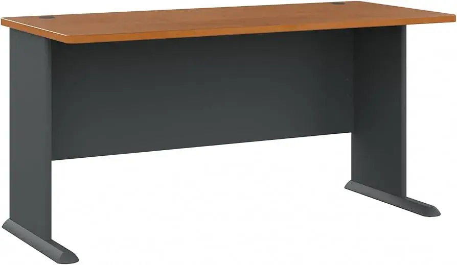 bush furniture Bush Business Furniture Series A 60W Computer Desk in Hansen Cherry and Galaxy