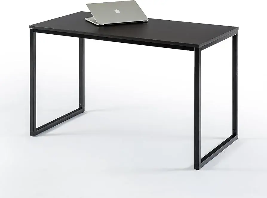 zinus ZINUS Jennifer 47 Inch Black Frame Desk Computer Workstation Office Desk Easy Assembly Brown