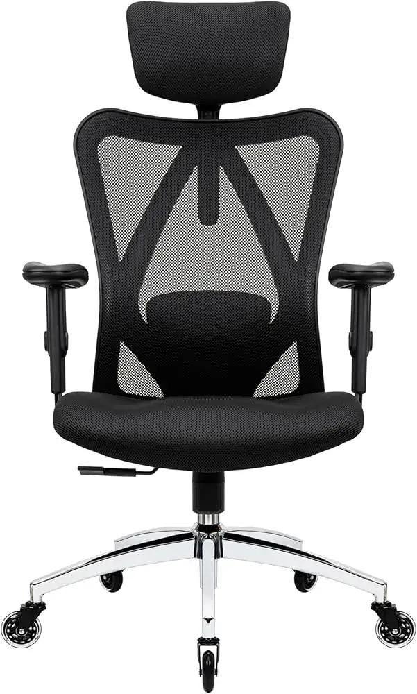duramont Duramont Ergonomic Office Chair with Adjustable Lumbar Support and Rollerblade Wheels
