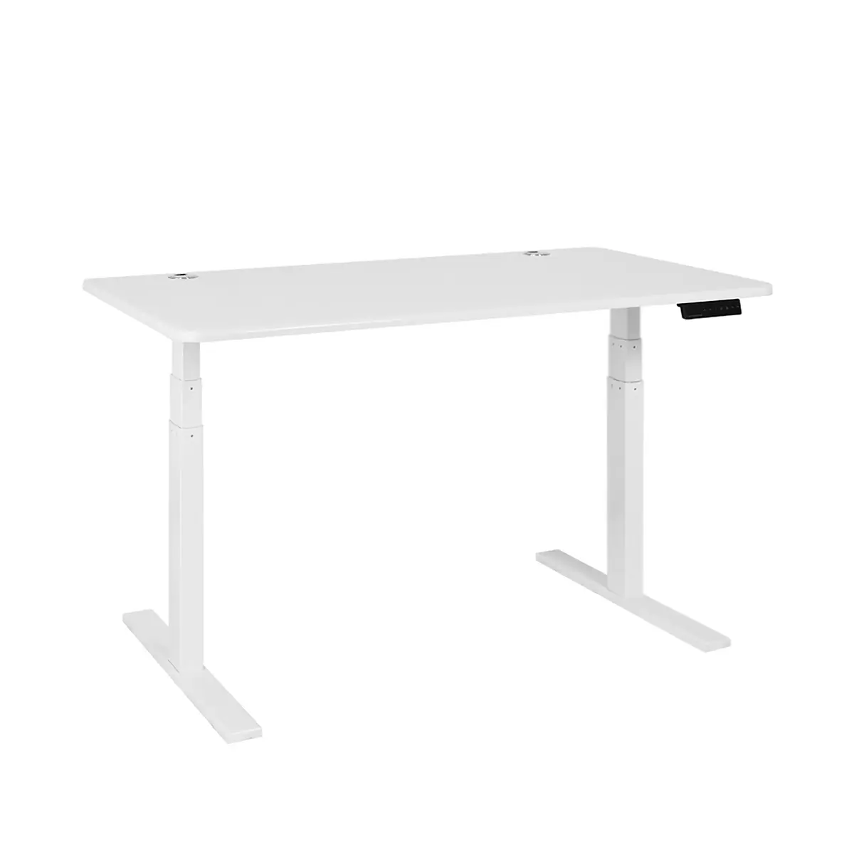 autonomous Autonomous A1-A12-2021 Premium Dual Motor Electric Standing Desk Glossy Table Top 26"-52" Height 40"-73" Length Range Frame 300 lbs Lifting Capacity Medium White-White
