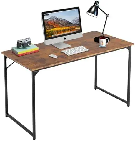 coleshome Coleshome 32 Inch Computer Desk Modern Simple Style Desk for Home Office Study Student Writing Desk Black